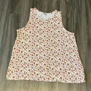Old Navy Luxe Floral Tank Top XL Tall